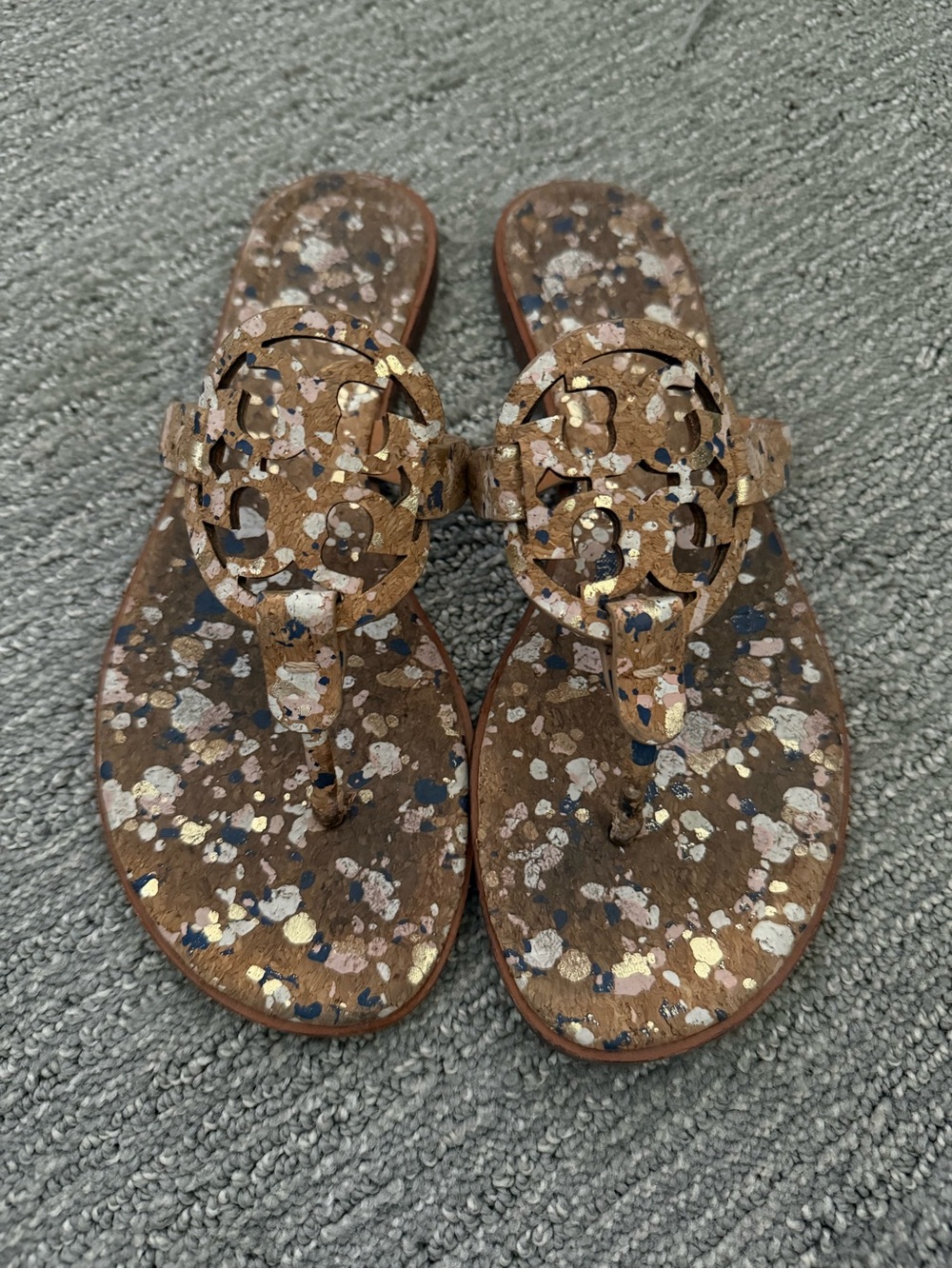 Tory Burch Sandals with Multicolor Fleck